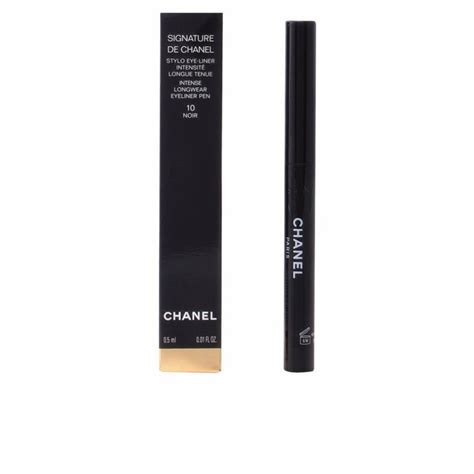 chanel black eye pencil|signature de Chanel eyeliner pen.